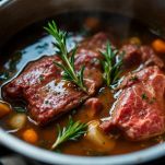 Brodo per lo spezzatino di manzo