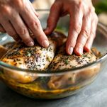 Marinatura del pollo