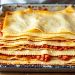 Vincisgrassi pronti per essere infornati.