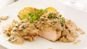 Petto di pollo ai funghi