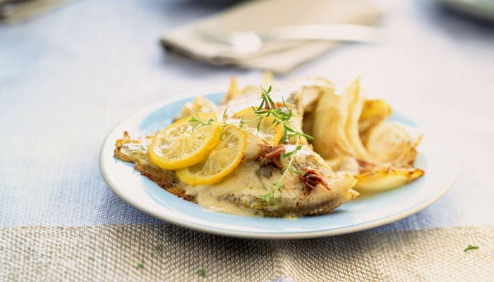 Plaice meunière: rombo al burro e limone belga