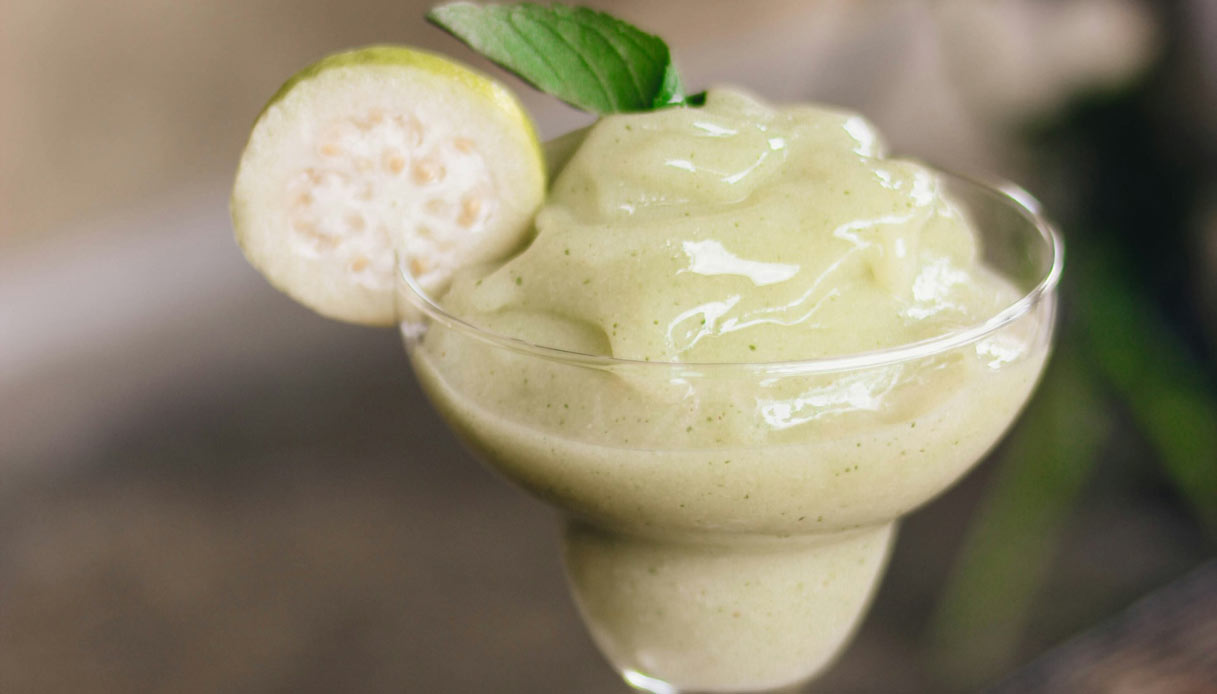 Sorbetto con cetriolo e menta