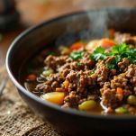 Vino rosso nella preparazione