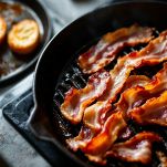 Pancetta grigliata per le uova alla Benedict