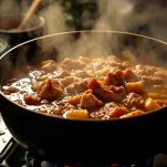 Cubetti di semolino nel brodo