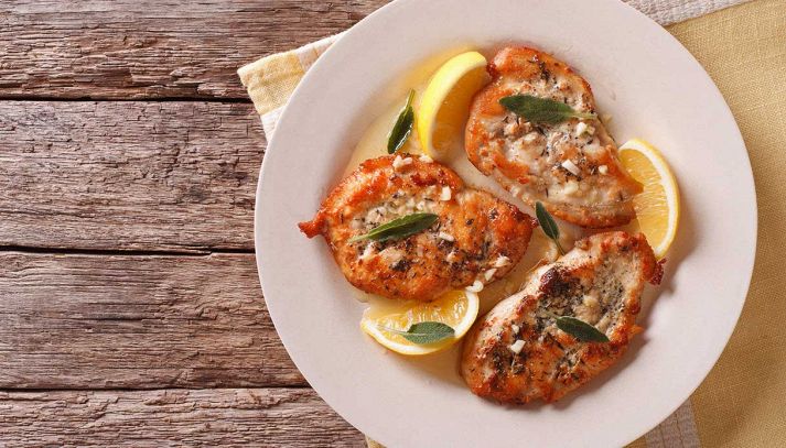 Pollo al limone e salvia