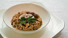 risotto salsiccia e funghi