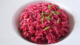 Riso con carne colitvata