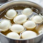 La bollitura delle uova