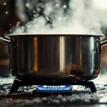 La bollitura dell'acqua