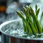 La cottura degli asparagi