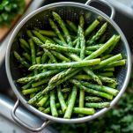 La scolatura degli asparagi