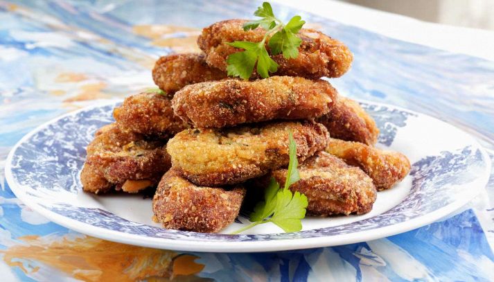 Burger di melanzane e pomodori secchi