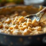 pollo in cottura per la chicken pie