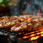 Petto di pollo sulla griglia