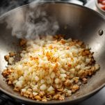 riso alla cantonese nel wok