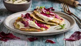 Scaloppine taleggio e radicchio