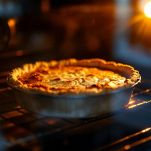 cottura della cherry pie in forno