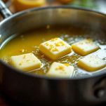 L'unione di limone burro e olio