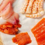 Assortimento di pesce crudo