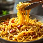 Condimento degli spaghetti alla carbonara