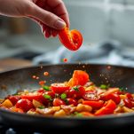 Aggiungete i pomodori