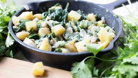 cicoria e patate