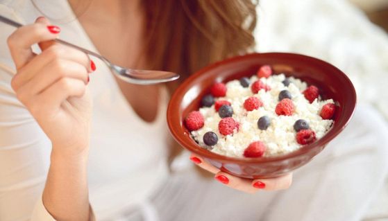 Fiocchi di latte a dieta