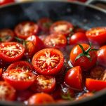 La preparazione dei pomodori