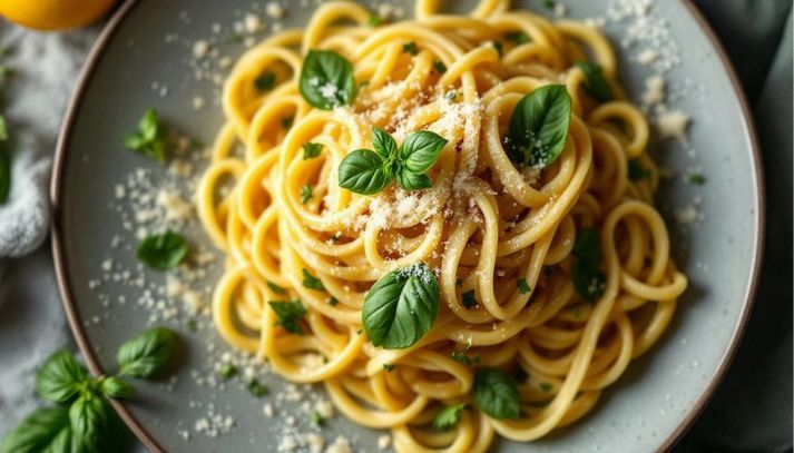 Tagliolini cremosi al limone