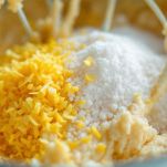 Zucchero e buccia di limone