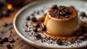 impiattamento panna cotta al caffè