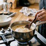 preparazione panna cotta al caffè