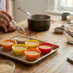 panna cotta al caffè negli stampini