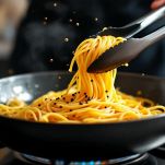 Spaghetti in padella con il pepe nero