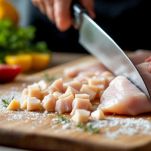 Il taglio del pollo