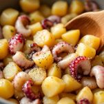 polpo e patate va mescolato