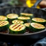 preparazione della parmigiana di zucchine