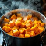 Bollitura della zucca