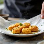 polpette di zucca pronte per essere gustate