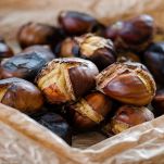 Castagne al microonde pronte