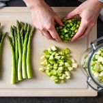 asparagi panettone gastronomico