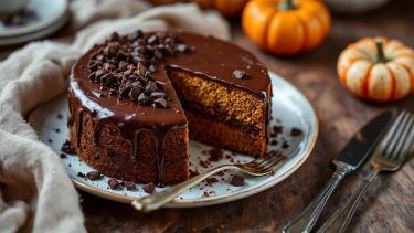 Torta zucca e cioccolato