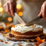Torta di zucca e amaretti