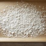 Fondo di sale grosso in teglia