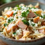 Pesce, ricotta e prezzemolo