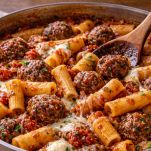 maccheroni con polpettine