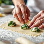 Farcitura ravioli ricotta e spinaci