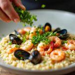 risotto alla pescatora pronto
