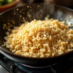 scalogno per risotto alla pescatora